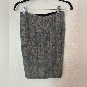 Liverpool Black and White Pencil Skirt